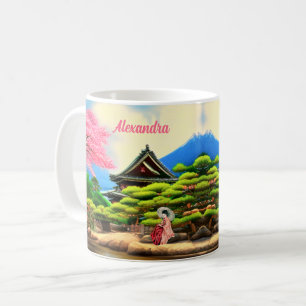 Japanese Garden Scenery Mug