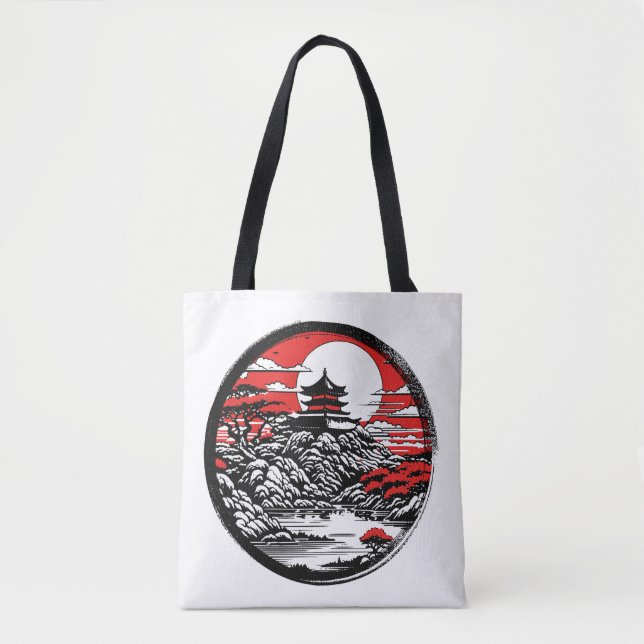 Japanese garden tote bag (Front)