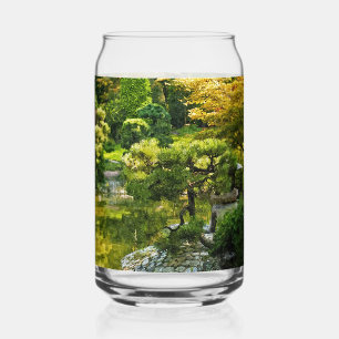 Japanese Garden - Traditional Aesthetic Can Glass
