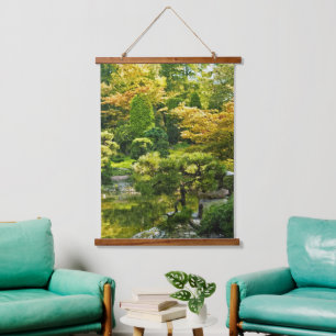 Japanese Garden - Traditional Aesthetic Hanging Tapestry