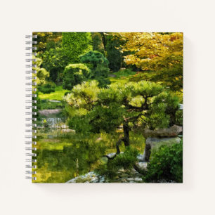 Japanese Garden - Traditional Aesthetic Notebook