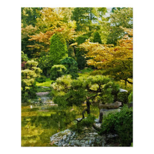 Japanese Garden - Traditional Aesthetic Poster
