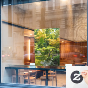 Japanese Garden - Traditional Aesthetic Window Cling