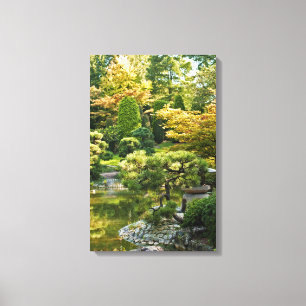 Japanese Garden Wrapped Canvas