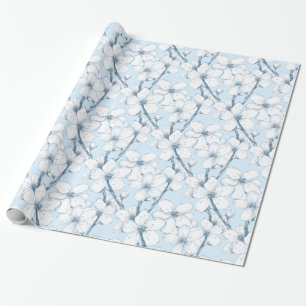 Japanese garden wrapping paper