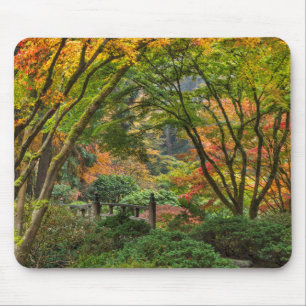 Japanese Gardens In Autumn In Portland, Oregon 4 Mouse Mat