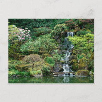 Japanese Gardens Portland, Oregon Postcard