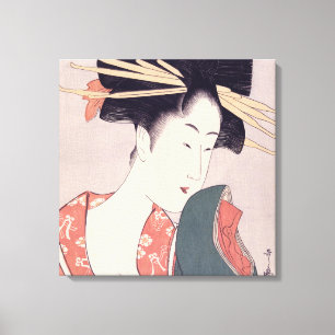 Japanese Geisha Canvas Print