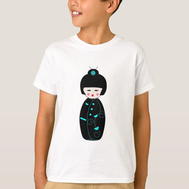 Japanese Geisha Doll T-Shirt (Front)