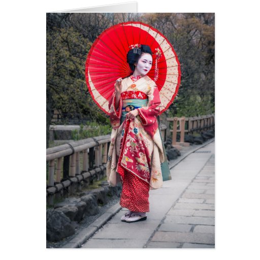 Image of Japanese Geisha in Kyoto