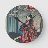 Japanese Geisha Lady Japan Art Cool Classic