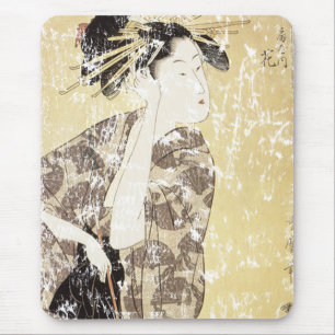Japanese Geisha Mouse Mat