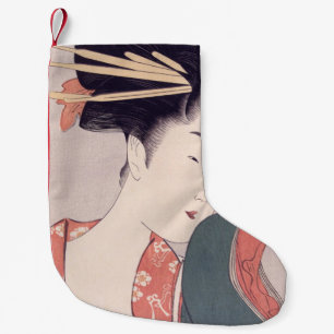 Japanese Geisha Small Christmas Stocking