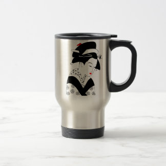 Japanese Geisha Travel Mug