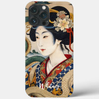 Japanese Geisha Ukiyo e Art Name
