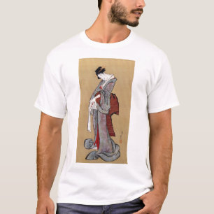 Japanese Geisha Woman, Hokusai, Ukiyo-e T-Shirt