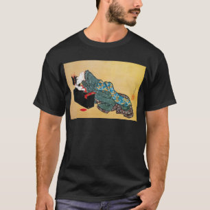 Japanese Geisha Woman, Hokusai, Ukiyo-e T-Shirt