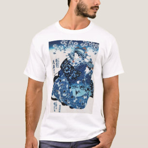 Japanese Geisya Woman, Kuniyoshi, Ukiyo-e T-Shirt