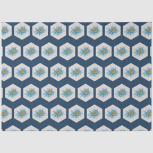 Japanese Geometric Lily Flower Pattern  Tissue Paper