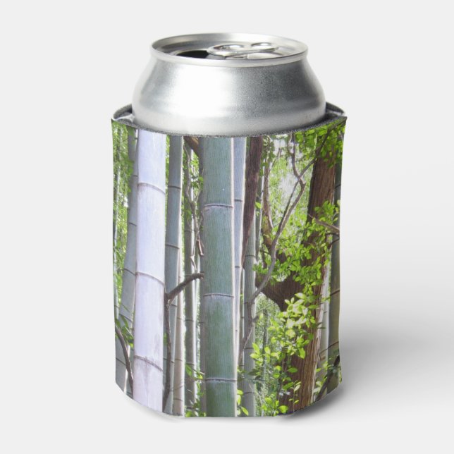 Japanese Giant Bamboo Forest, Sagano, Kyoto, Japan Can Cooler (Can Front)