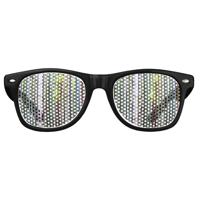Japanese Giant Bamboo Forest, Sagano, Kyoto, Japan Retro Sunglasses (Front)