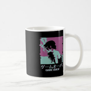 Japanese Girl Anime Game Over Coffee Mug