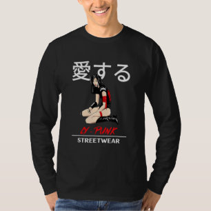 Japanese Girl Warrior Cyber Punk Streetwear T-Shirt