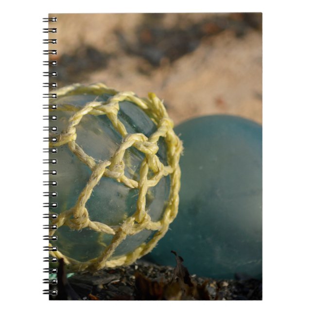 Japanese Glass Fishing Float Notebook (Front)