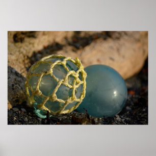 Japanese Glass Fishing Float Poster
