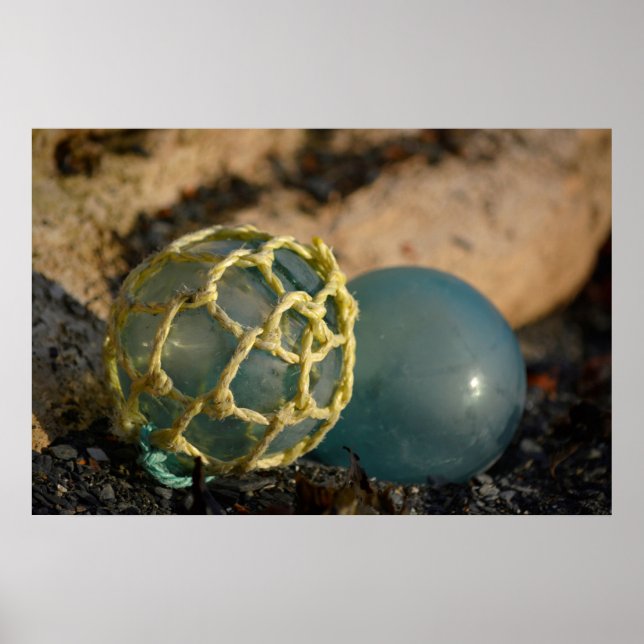 Japanese Glass Fishing Float Poster (Front)