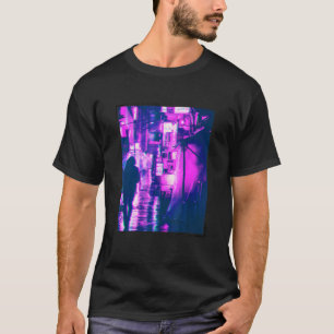 Japanese Glitch Cyberpunk Tokyo Streetwear Aesthet T-Shirt