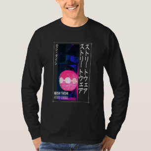 Japanese Glitch Cyberpunk Tokyo Streetwear Aesthet T-Shirt