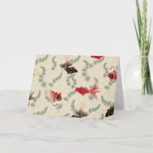 Japanese Goldfish Card