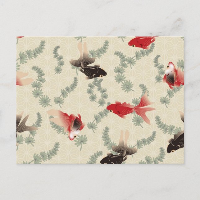 Japanese Goldfish Postcard (Front)