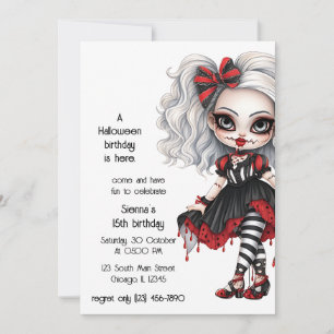 Japanese Gothic Invitation