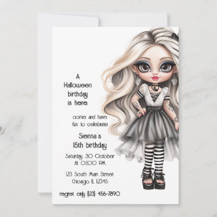 Japanese Gothic Invitation