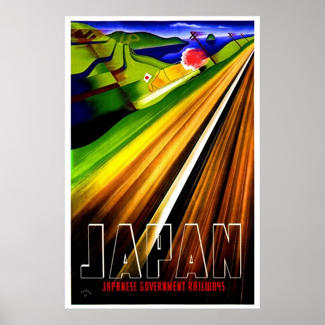 "Japanese Government Railways" Poster (Front)