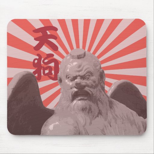 Image of Japanese Great Tengu Yokai Mouse Mat