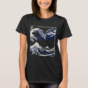 Japanese Great Wave Off Kanagawa Ukiyo-e Art Men W T-Shirt