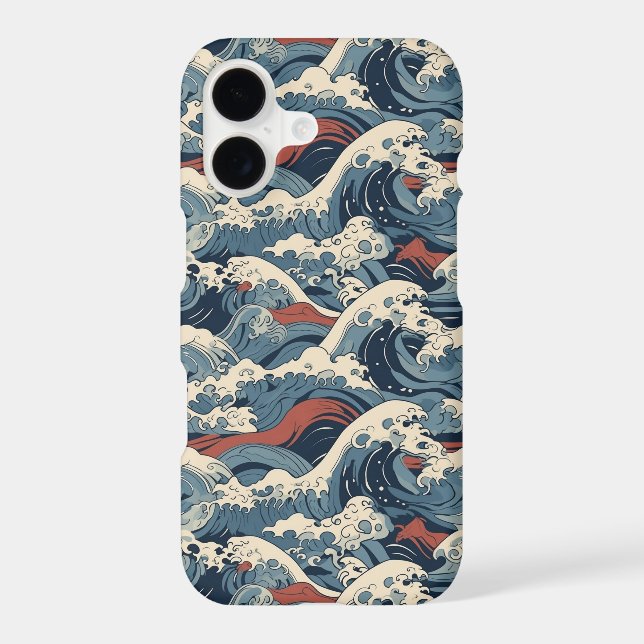 Japanese Great Wave Pattern  (Back)