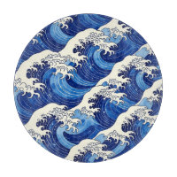 Japanese Great Wave Pattern Ocean