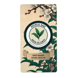 Japanese Green Tea Label Templates