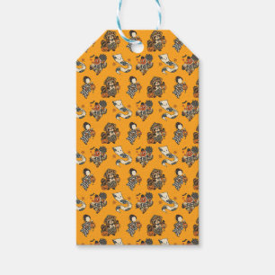 Japanese Halloween Yokai Pattern Gift Tags