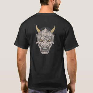 Japanese Hannya Mask - Worn out Style T-Shirt