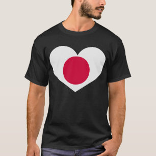Japanese heart back:pray for japan T-Shirt