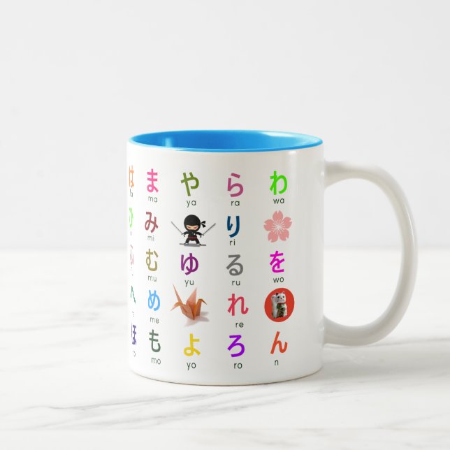 Japanese Hiragana Mug (Right)