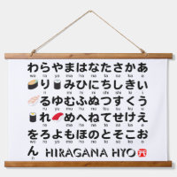 Japanese Hiragana table (Sushi)