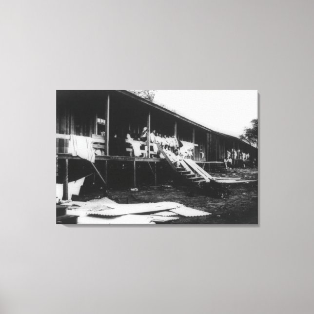 Japanese Homes in Hawaii Photograph Canvas Print (Front)