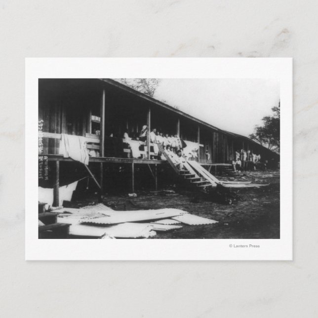 Japanese Homes in Hawaii Photograph Postcard (Front)