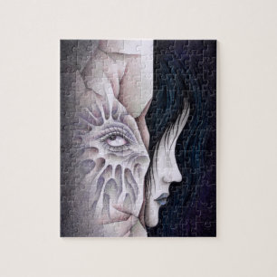 Japanese horror - Stare Jigsaw Puzzle